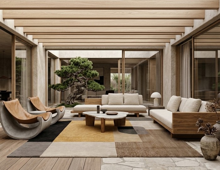 Beige Rug